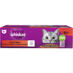 Whiskas 1+ Classic Meals 60x85g