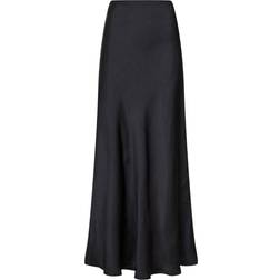 Neo Noir Vicky Heavy Sateen Skirt - Black