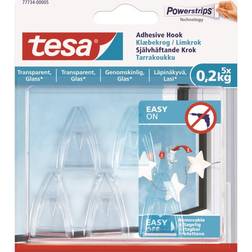 TESA Adhesive Transparent Bildekrok 5st