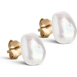 ENAMEL Copenhagen Baroque Studs - Gold/Pearls