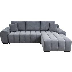 Barca Dark Grey Sofa 275cm