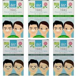 Tez Skin Care Blackhead Remove Deep Cleansing Nose Strips 6-pack