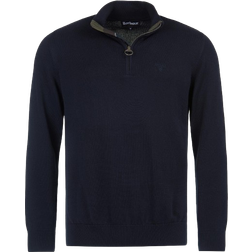 Barbour Cotton Half Zip Sweater - Navy