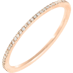 Adina Eden Micropavé Eternity Band - Rose Gold/Diamonds