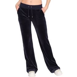 Juicy Couture Classic Velour Del Ray Pant - Night Sky