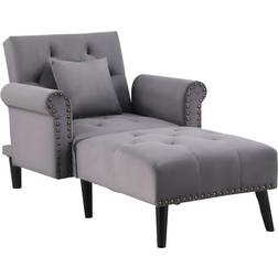 Homcom ‎833-857GY Grey Lounge Chair 31"