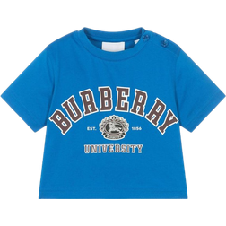 Burberry Baby's Cotton Varsity T-shirt - Blue