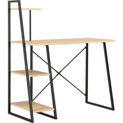 vidaXL 20284 Black/Oak Schreibtisch 50x102cm