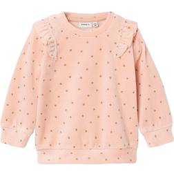 Name It Noya Velour Blouse - Rose Smoke (13221306)