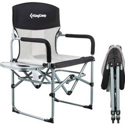 KingCamp Camping Folding Chair Director Foldable Outdoor Armrest 136 kg