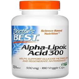 Doctor's Best Alpha Lipoic Acid 300mg Antioxidans 180 Stk.