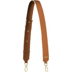 Teddy Blake Stampato Leather Wide Strap - Camel Brown