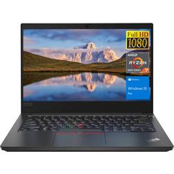 Lenovo ThinkPad E14 Gen 3 14" FHD Business Laptop, 8 Cores AMD Ryzen 7 5700U, 16GB RAM, 1TB PCIe SSD, Aluminium, Webcam, RJ45 Ethernet, WiFi, Type-A&C, HDMI, Win 10 Pro(Free to 11), CUE Accessories