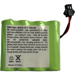 Carson NiMH Battery 4.8 V/500 mAh Compatible