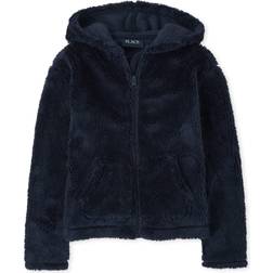 The Children's Place Kid's Sherpa Zip Up Hoodie - Tidal (3021159_IV)