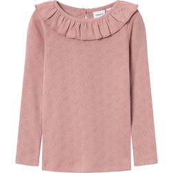 Name It Slim Fit Long Sleeved Top - Ash Rose (13226335)