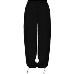 Pieces Dre Cargo Trousers - Black