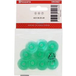 Husqvarna Viking Green Bobbins 10pcs