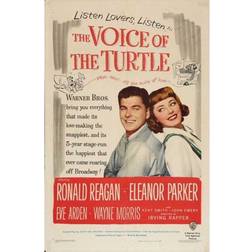 Posterazzi The Voice Of The Turtle Movie Brown/White/Red Poster 11x17"
