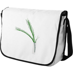 Le Jardin du Lin Digital Printed Messenger Bag - White