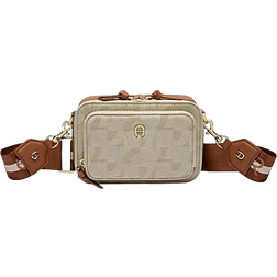 Aigner Zita Shoulder Bag - Beige/Brown