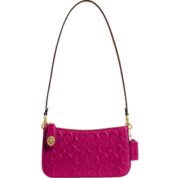 Coach Penn Signature Shoulder Bag - Magenta