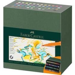 Faber-Castell Pitt Artist Pen Brush India Ink Pen Studio Box 48-pack