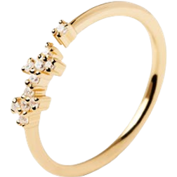 Pdpaola Prince Ring - Gold/Transparent