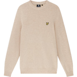 Lyle & Scott Men's Crew Neck Lambswool Jumper - Taupe Marl