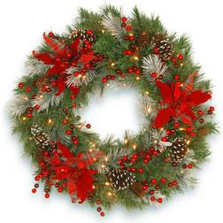 National Tree Company Tartan Plaid Wreath Green Decoration