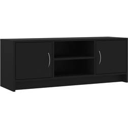 vidaXL Engineered Wood Black TV-benk 102x37.5cm