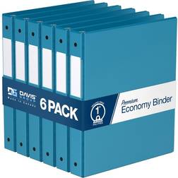 Davis Group Premium Economy Binder 1" 6-pack