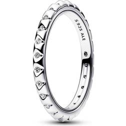 Pandora ME Pyramids Ring - Silver/Transparent