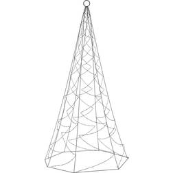 vidaXL Christmas Warm White Fahnenmast-Beleuchtung