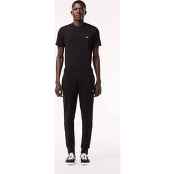 Lacoste Slim Fit Organic Cotton Fleece Joggers - Black