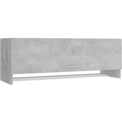 vidaXL 808237 Concrete Grey Garderobe 100x35cm