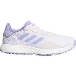 Adidas Junior's S2G Spikeless - Cloud White/Light Purple/Grey One