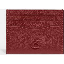 Coach Card Case - Ruby Red