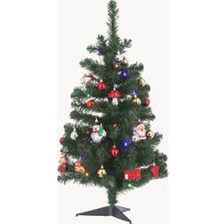 House of Seasons Artificial LED Gently Dark Green Juletre 90cm