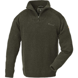 Pinewood Hurricane Sweater Men's - Dark Green Mix