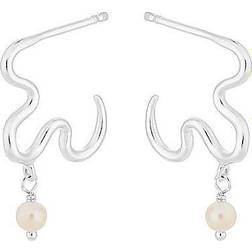 Pernille Corydon Ocean Dream Earrings - Silver/Pearls