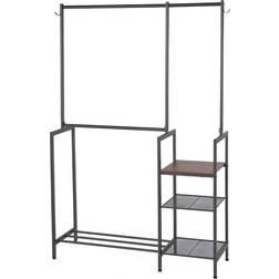 Neatfreak ‎NFC05307MIX802-001 Walnut/Gunmetal Clothes Rack 48.4x68.7"