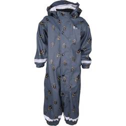 Lindberg Forshem Rain Baby Overall - Blue/Black (3336-0401)