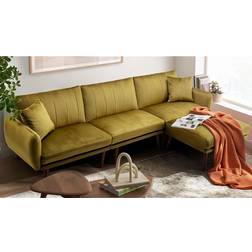 JOMEED Modern Oversized Green Sofa 104.7" 4 Seater