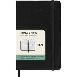 Moleskine Vertical Weekly Agenda 12 Months 2024