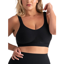 Shapermint Truekind Daily Comfort Wireless Shaper Bra - Black