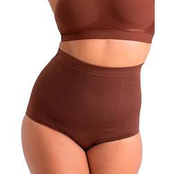 Shapermint Essentials All Day Every Day High Waisted Shaper Panty - Chocolate