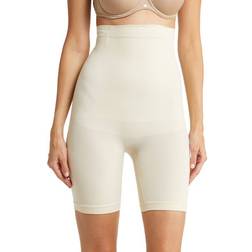 Shapermint Essentials High Waist Shaper Shorts - Beige