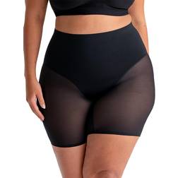 Shapermint Essentials Everyday Empower High Waisted Mesh Shaper Shorts - Black