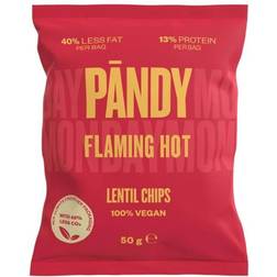 Pandy Lentil Chips Flaming Hot 50g 1pakk